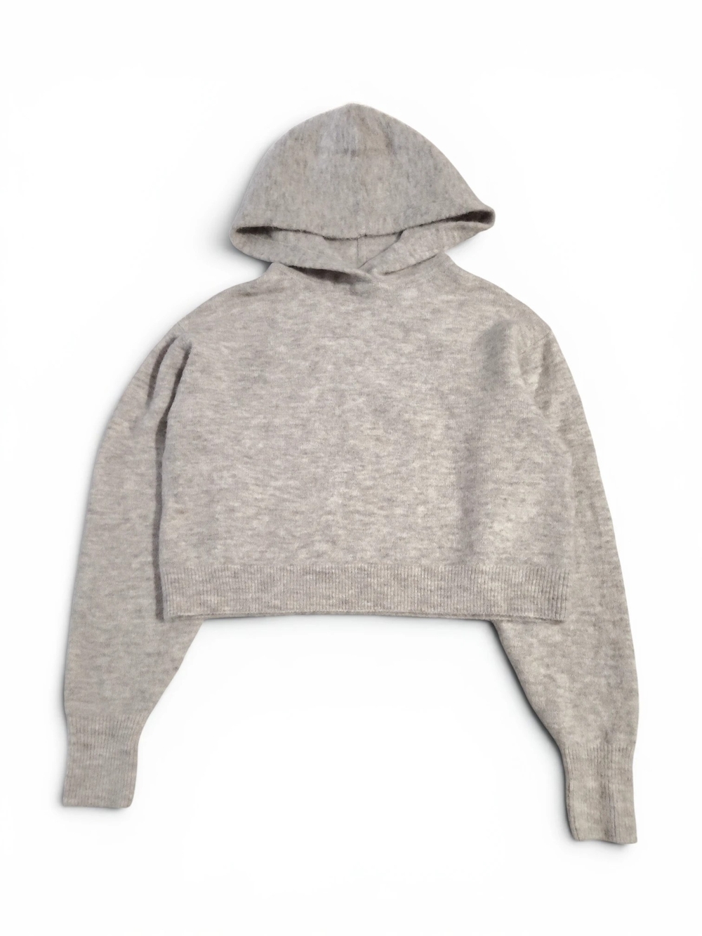 Artizia Little Moon Alpaca- Wool Cropped Hooded Sweater Womens Size XS